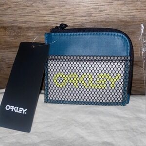 NWT Oakley 90's‎ Zip Small Wallet, Teal